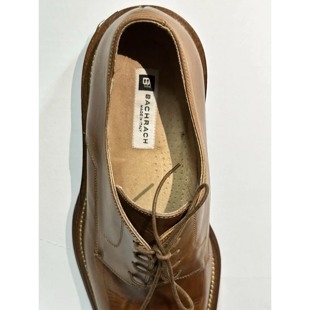 Bacharach Men's 11d Wilton Bicycle Toe Tan With Protective‎ Sleeves And Box